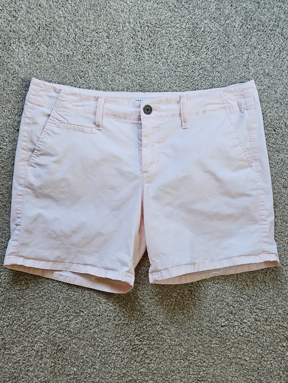 Old Navy Light Pink Casual Chino Shorts Size 6